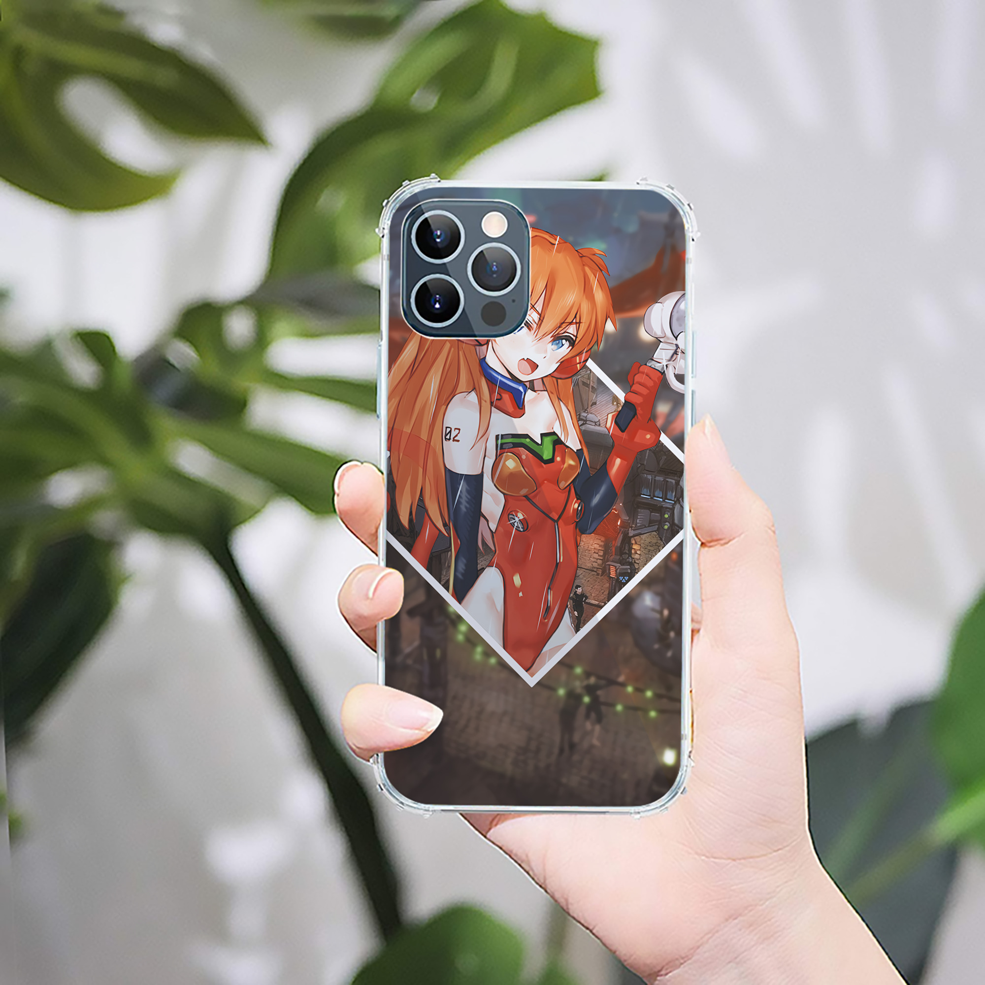 （画像用） EVA 新世紀エヴァンゲリオン 【iPhone 12シリーズ対応】透明スマホケース（クリアソフトケース）